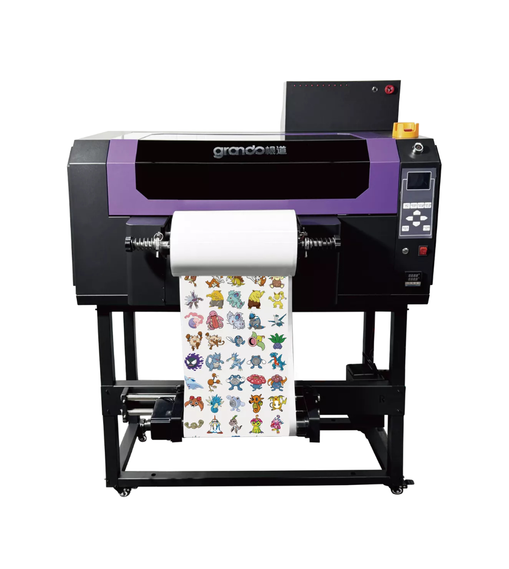 GD-302UV UV Crystal Laberl Printer AB Film roll to roll printing machine