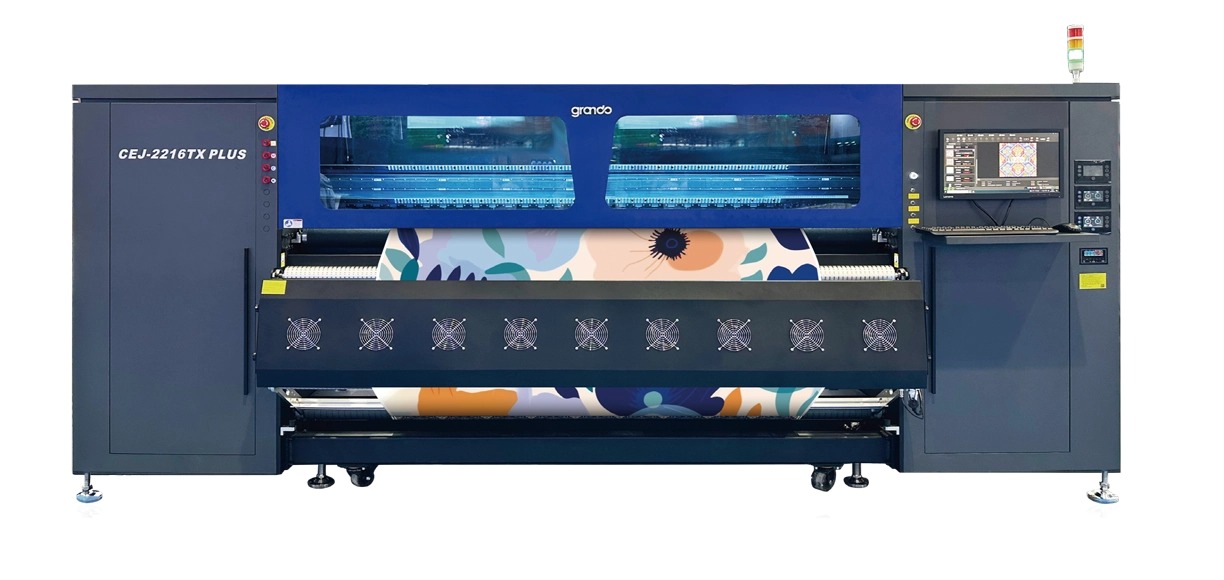 2.2m Industrial High Speed Dye Sublimation Printer with sixteen i3200 print heads