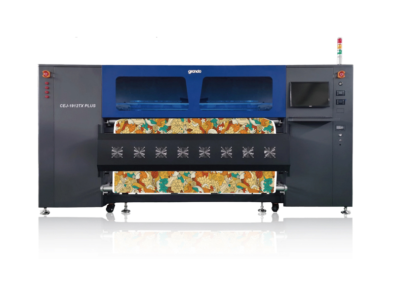 1.9m Industrial High Speed Dye Sublimation Printer with Twelve I3200-A1 Print Heads-CEJ-1912TX Plus